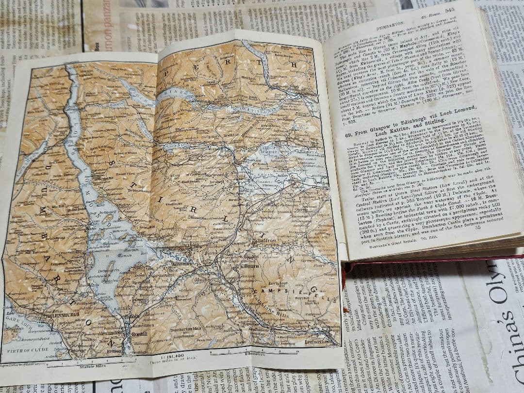 洋書古書地図あり1910年SALE‼️
