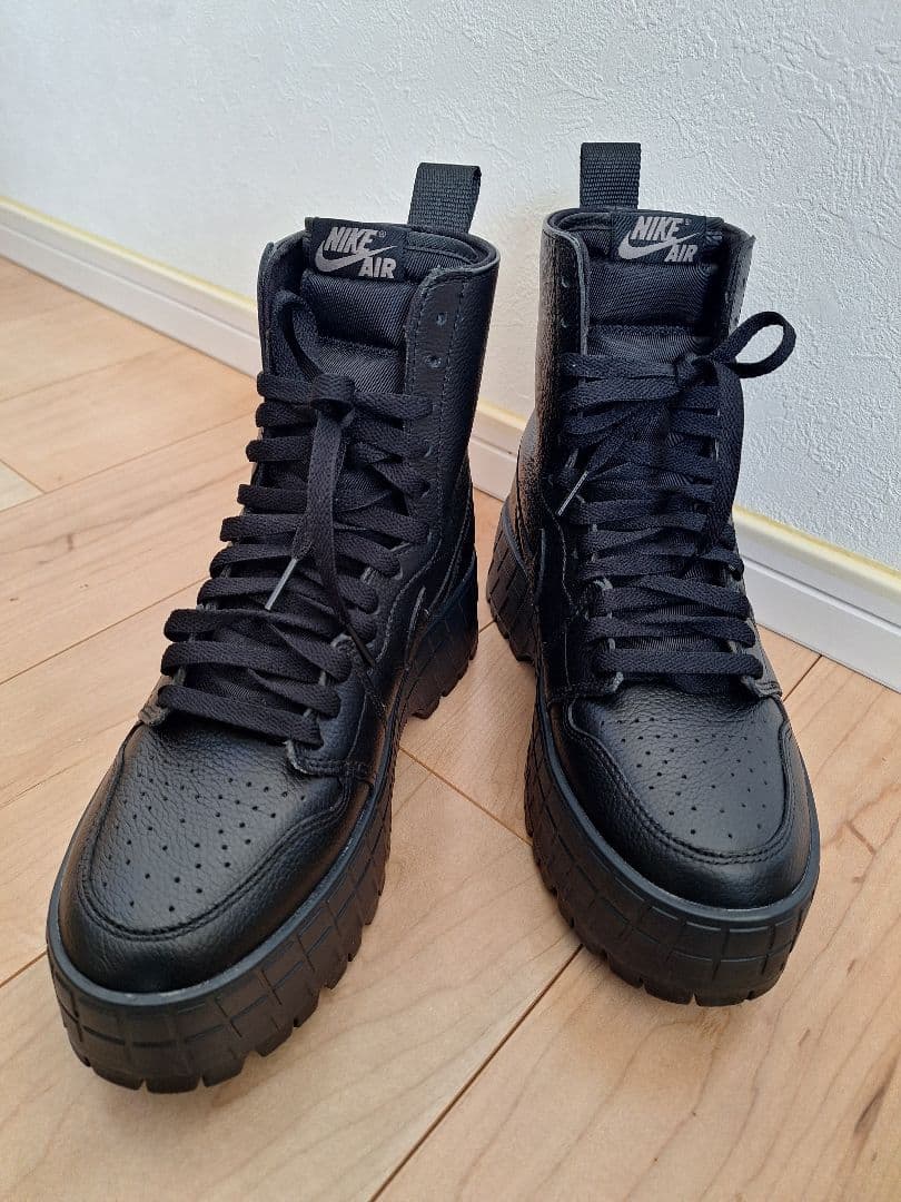 靴 NIKE WMNS AIR JORDAN 1 BROOKLYN BLACK