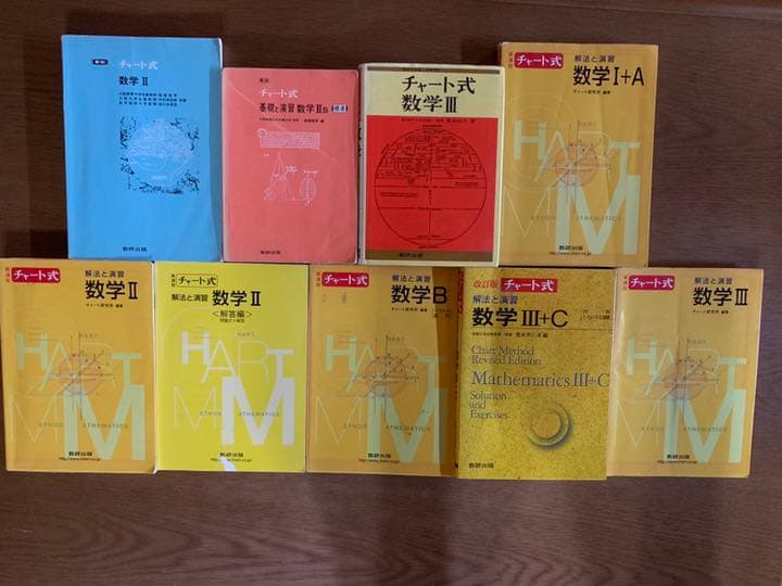 まとめ売り　チャート式　数学