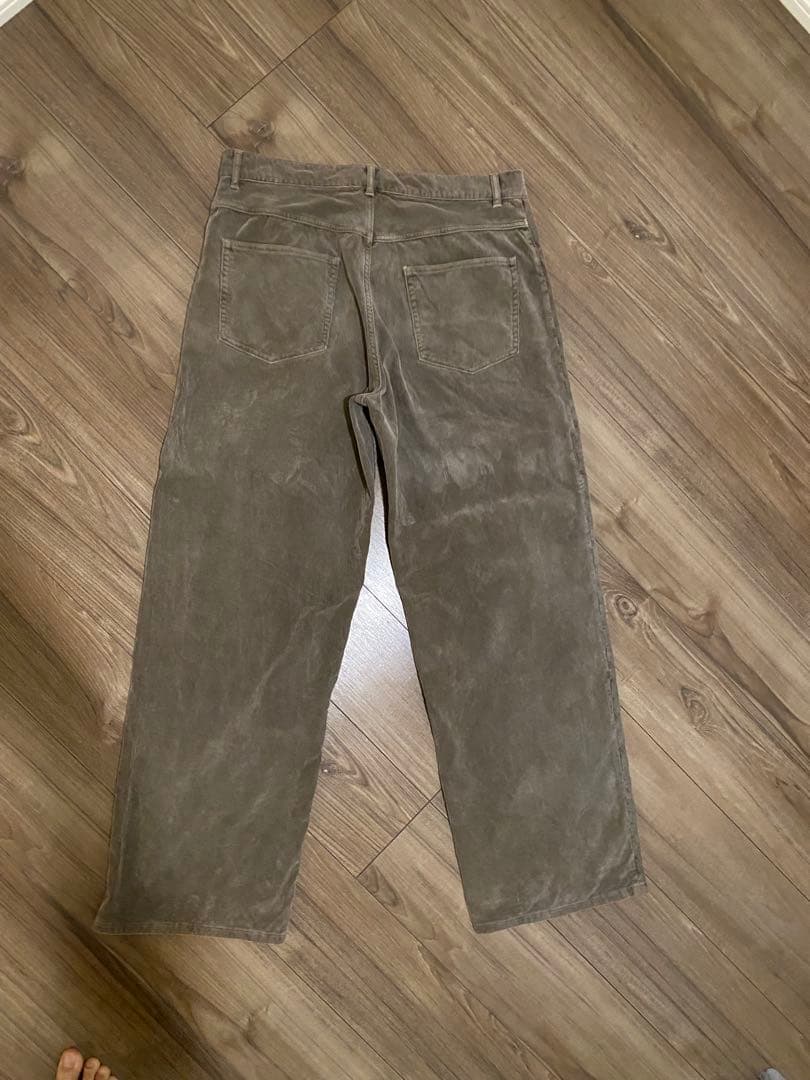 パンツ auralee PIGMENT DYED FINX CORDUROY