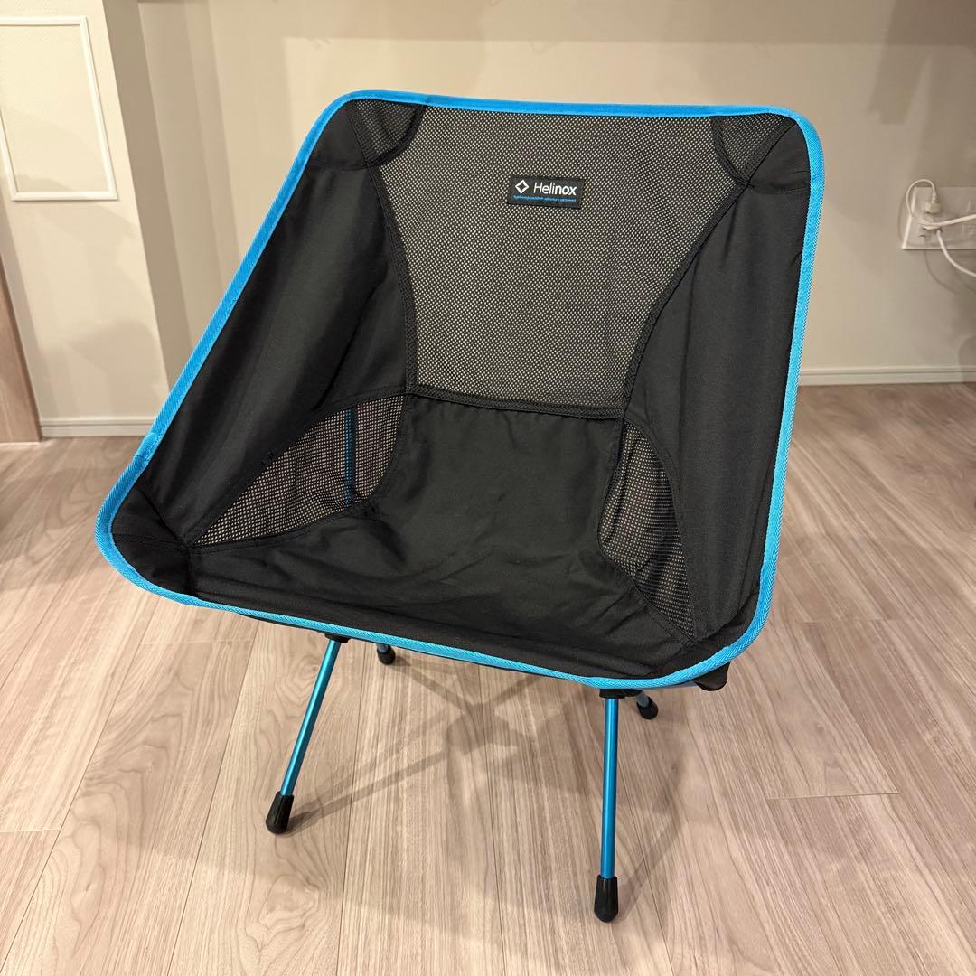 Helinox ヘリノックス チェアワン　ブラックブルー　専用ケースなし・欠品