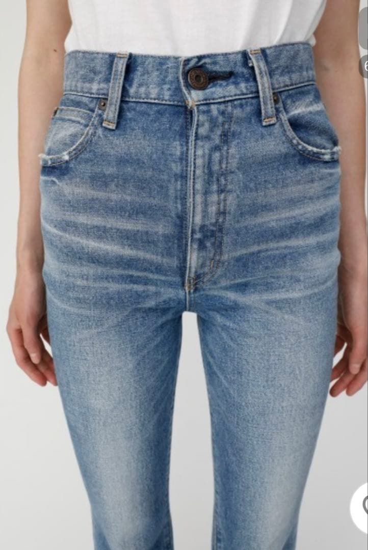 【新品タグ付】MOUSSY MVS FLARE ブルー　23inch
