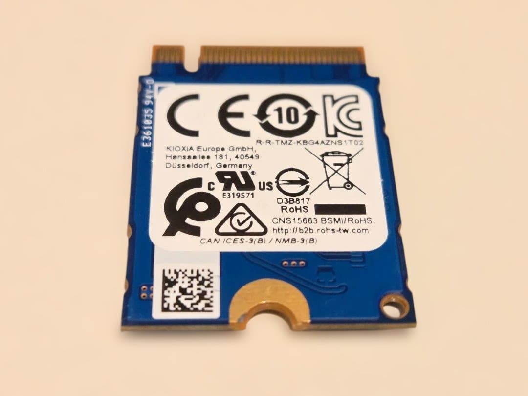KIOXIA⑥ M.2 SSD NVMe 512GB◆健康状態94%