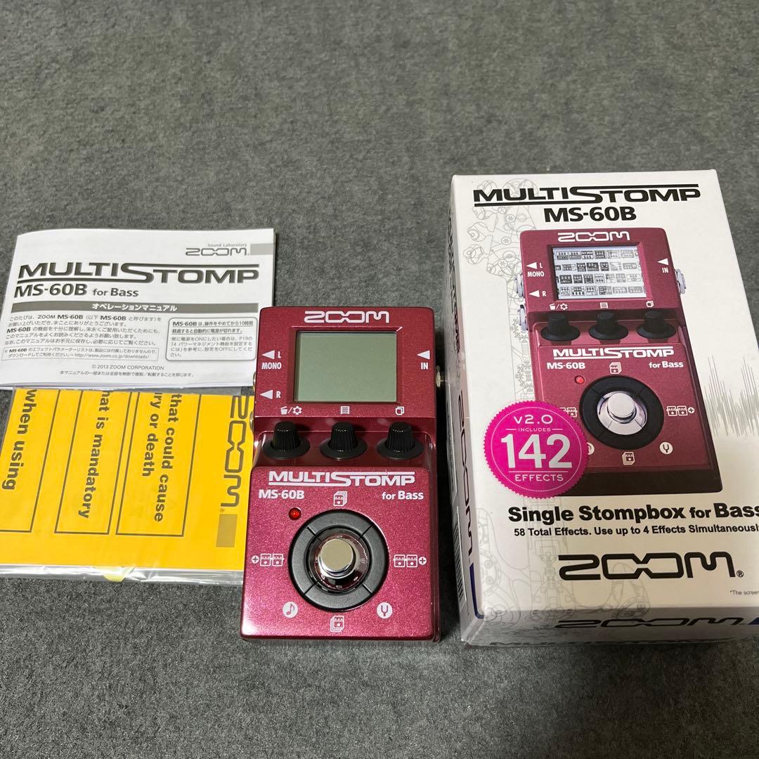 ベース zoom MS-60B MULTI STOMP