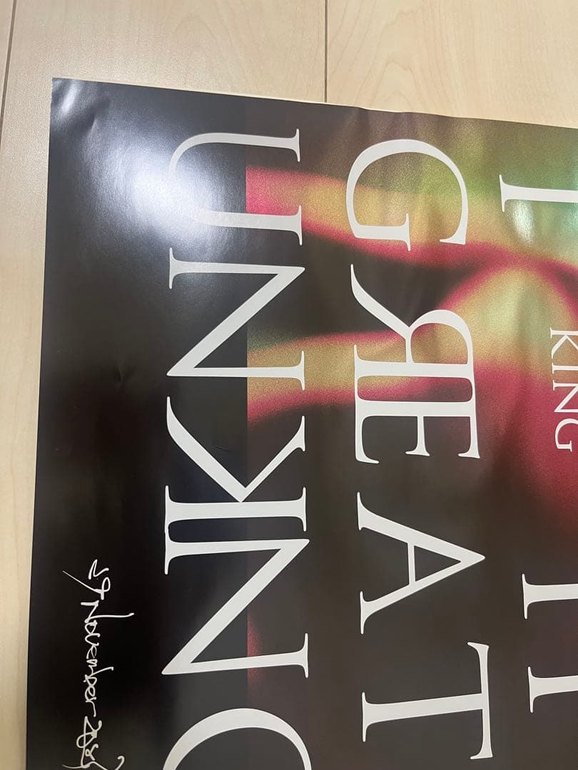 KING GNU THE GREATEST UNKNOWN ポスター 限定