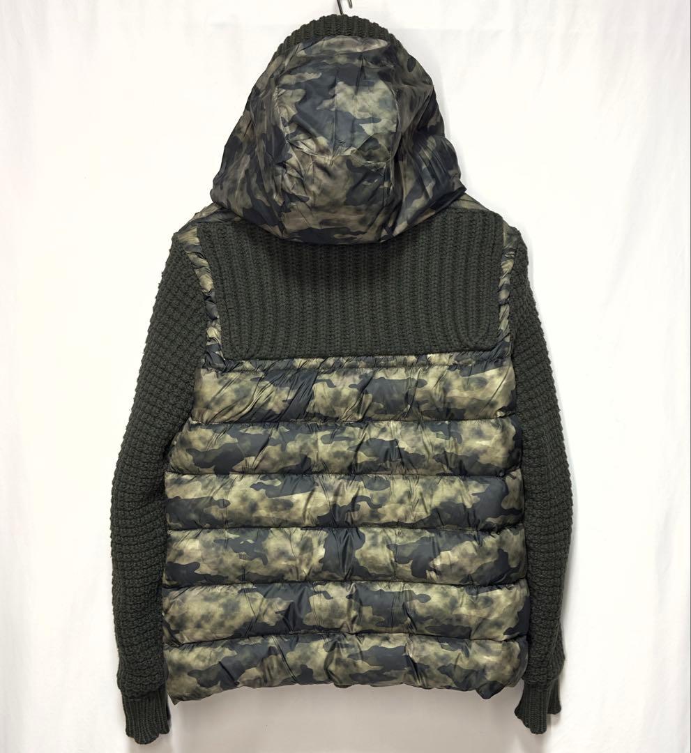 ★鑑定済★美品★Bark★バーク★ダッフルコート★ニット★カモフラ★迷彩★