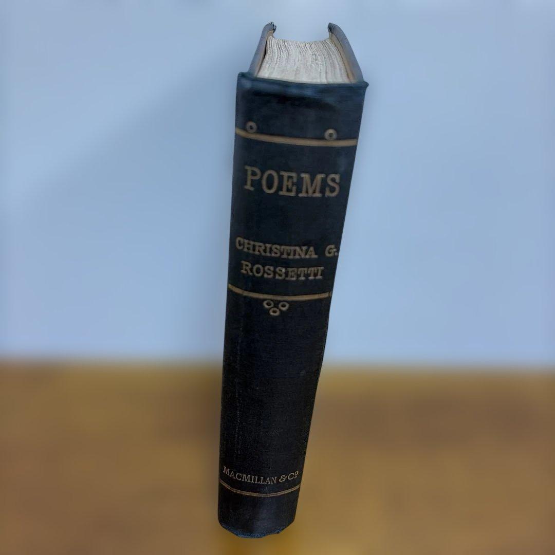 洋書 Poems - Christina G Rossetti 1891Vintage