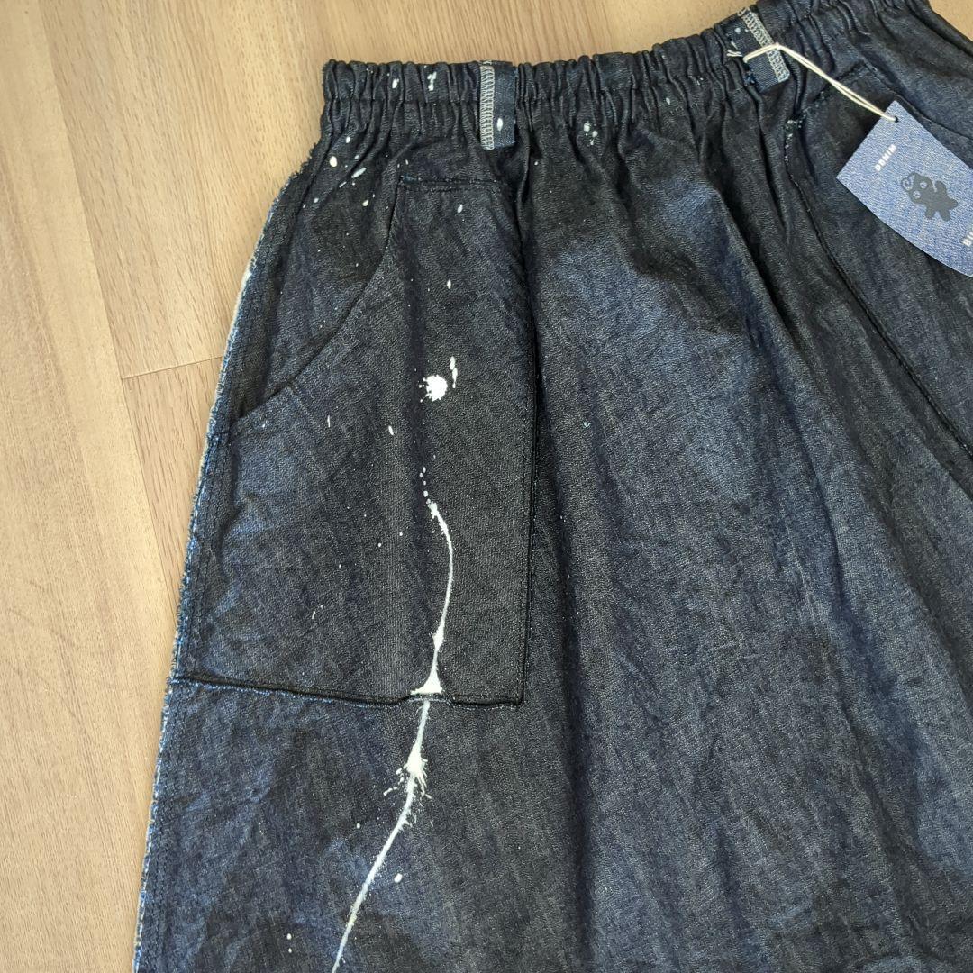 buchy■新品■デニム サルエルパンツ ペンキVer■ブッチー