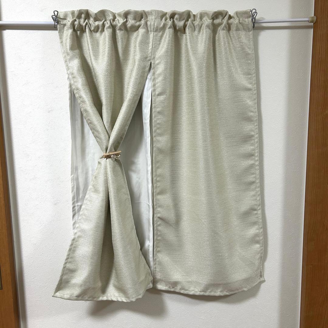 【SERI】カフェカーテン　のれんタイプ　3枚　オーダー品