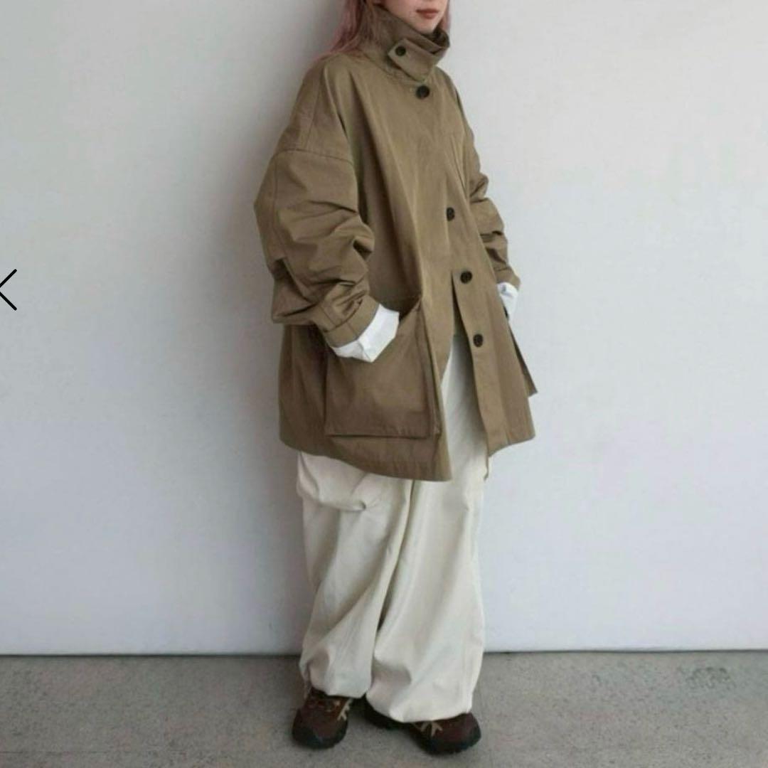 anuke 26SS Over Half Coat ベージュ