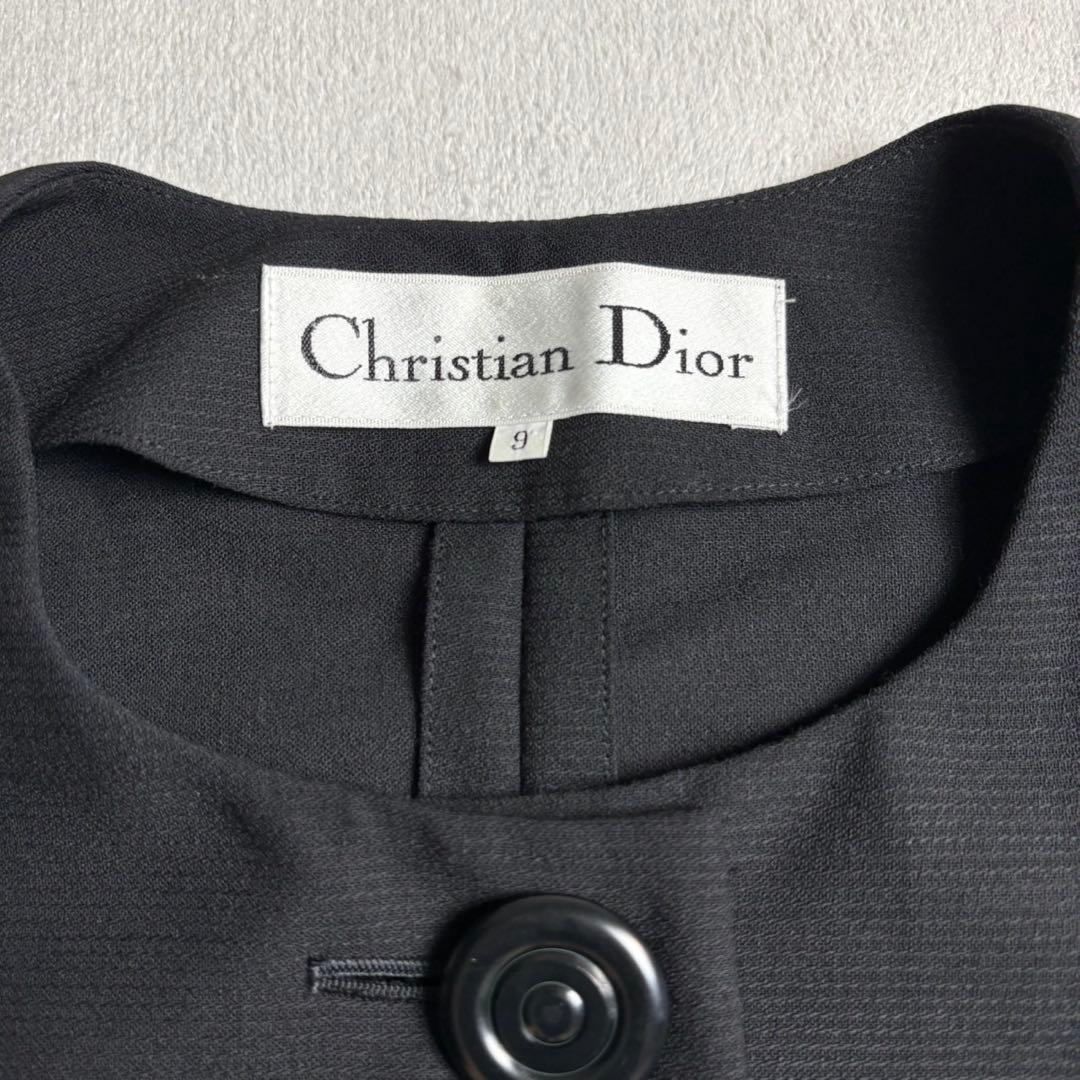 Christian Dior フレアワンピース　ブラック