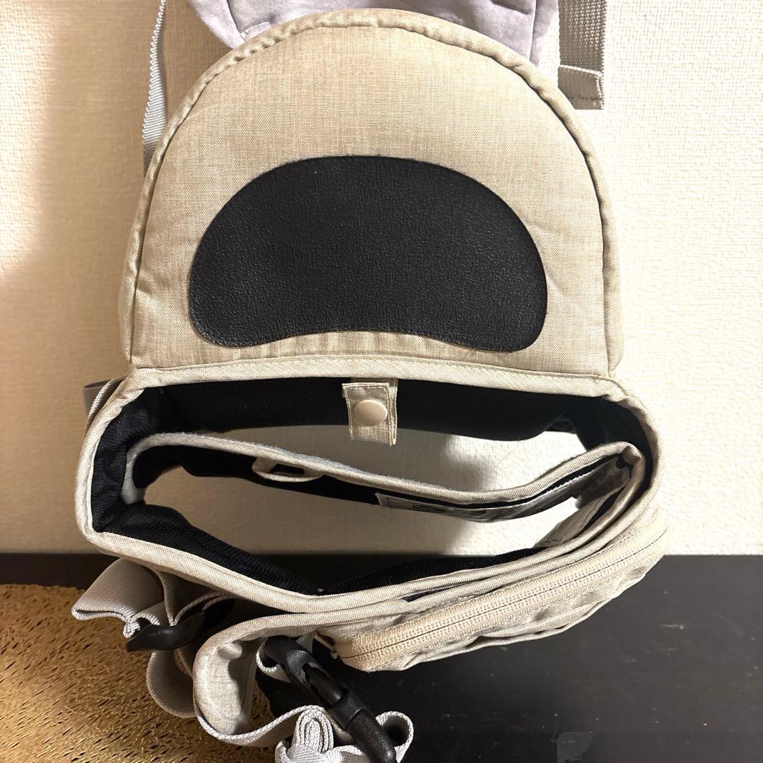 napnap tran ヒップシート ダブルショルダー シープベージュエア