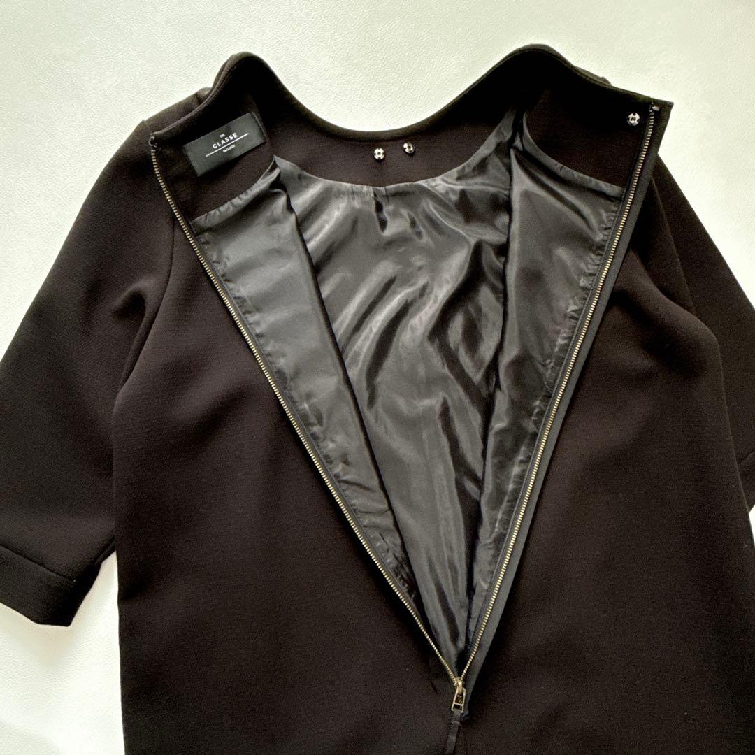 DoCLASSE THE Classe ワンピース ブラック 15号　バイカラー
