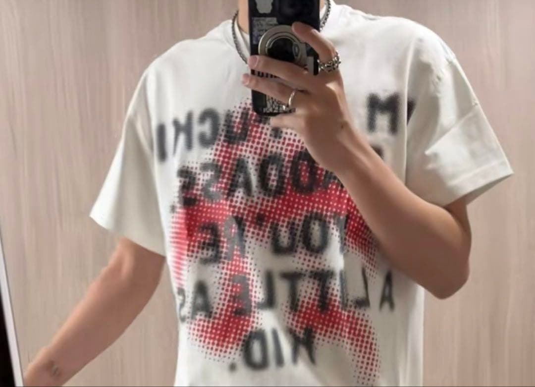 ANTIMID BIG LOGO TEE tig 着用 アンチミッド　S