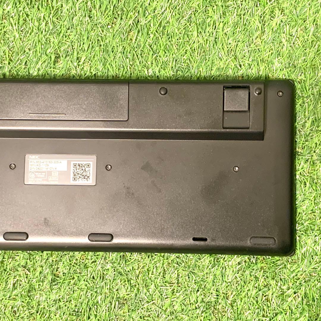 NEC 良品ワイヤレスキーボードマウスセット KG-1129 MG-1625