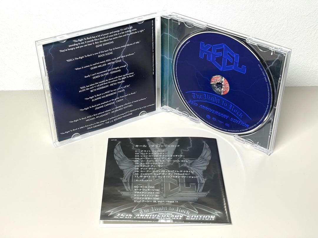 国内盤 CD KEEL-The Right to rock 25th キール