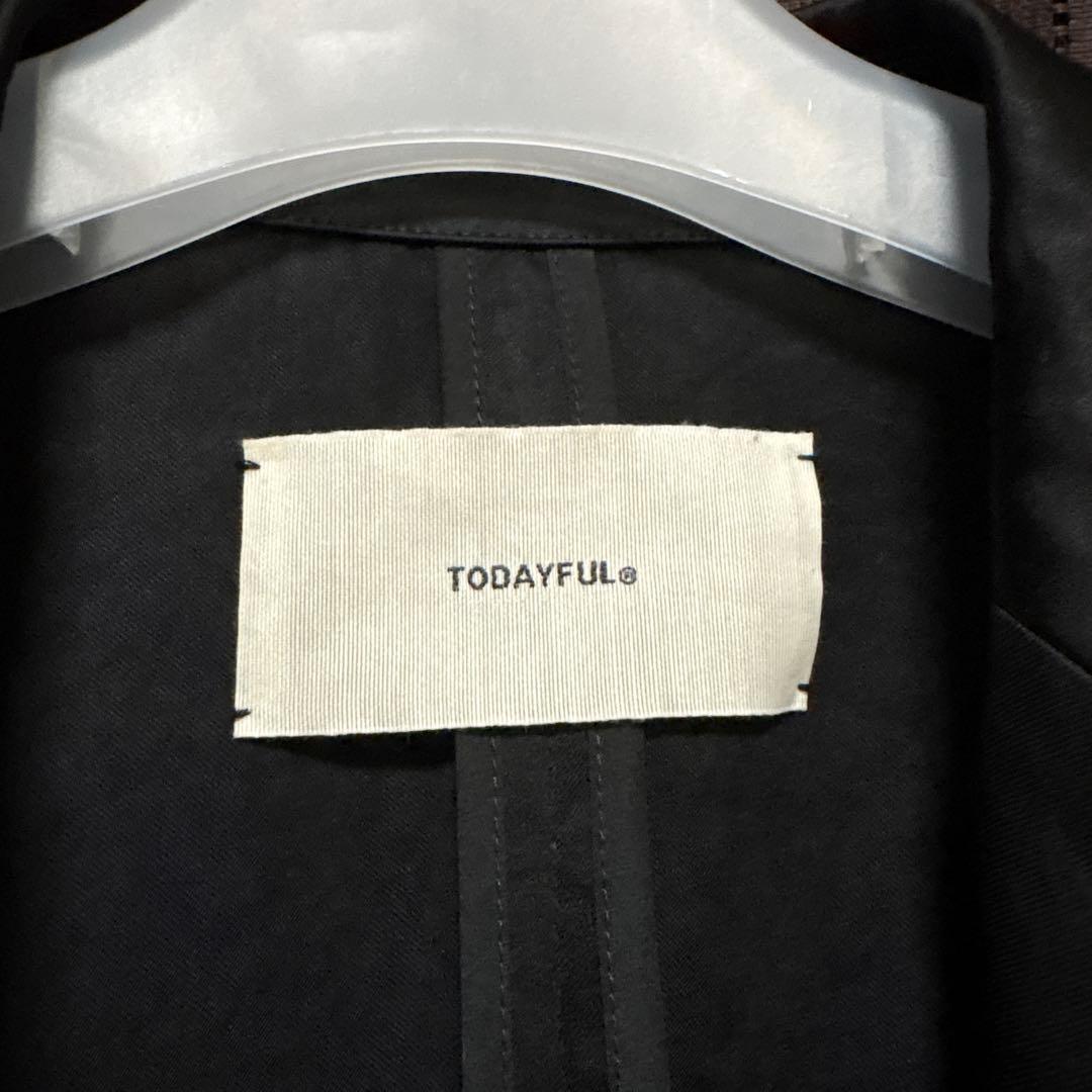 【todayful】Satin Over Jacket【中古品】