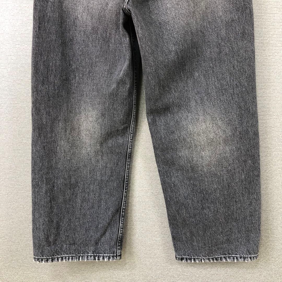 Curensology <&RC>ワイドルーズデニムパンツ 34 ブラック