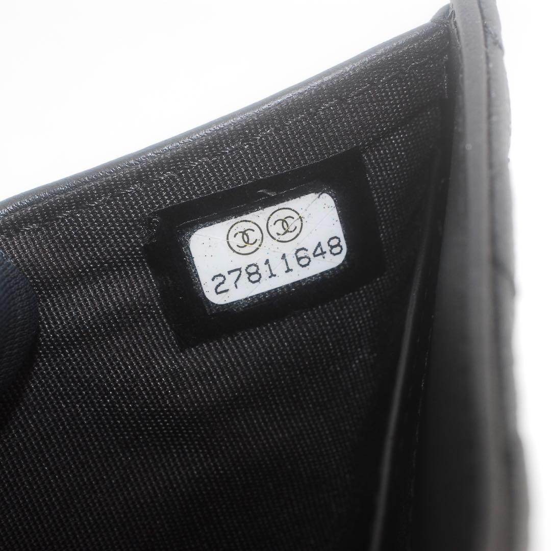 CHANEL＊ボーイシャネル＊キャビアスキン＊三つ折り財布＊マトラッセ