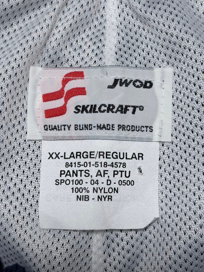 s*n様 極美品 U.S.AIR FORCE PTU ナイロンパンツ XXL/R