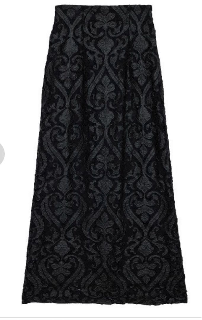 スカート AmeriSYNTHETIC LEATHER EMBROIDERY SKIRT