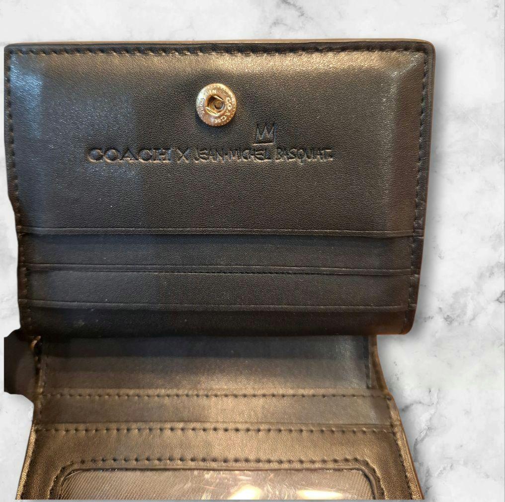 COACH コーチ 二つ折り財布 C5614 ブラック パスキア コラボ