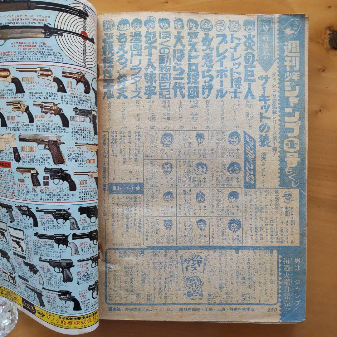新連載 サーキットの狼 ∕週刊少年ジャンプ1975年1号∕昭和レトロ∕希少