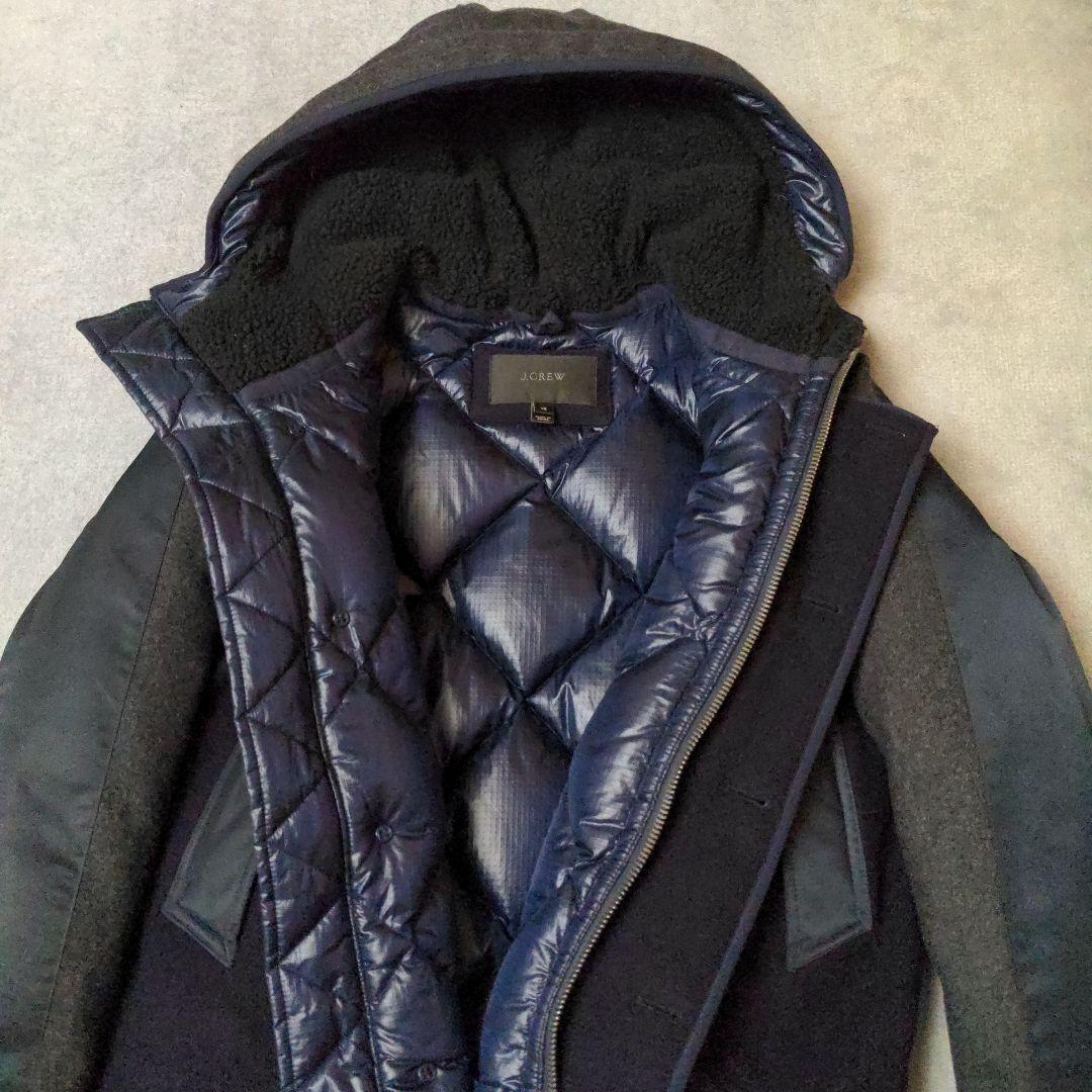 J.Crew フード付きダッフルダウンコート XS 【美品】