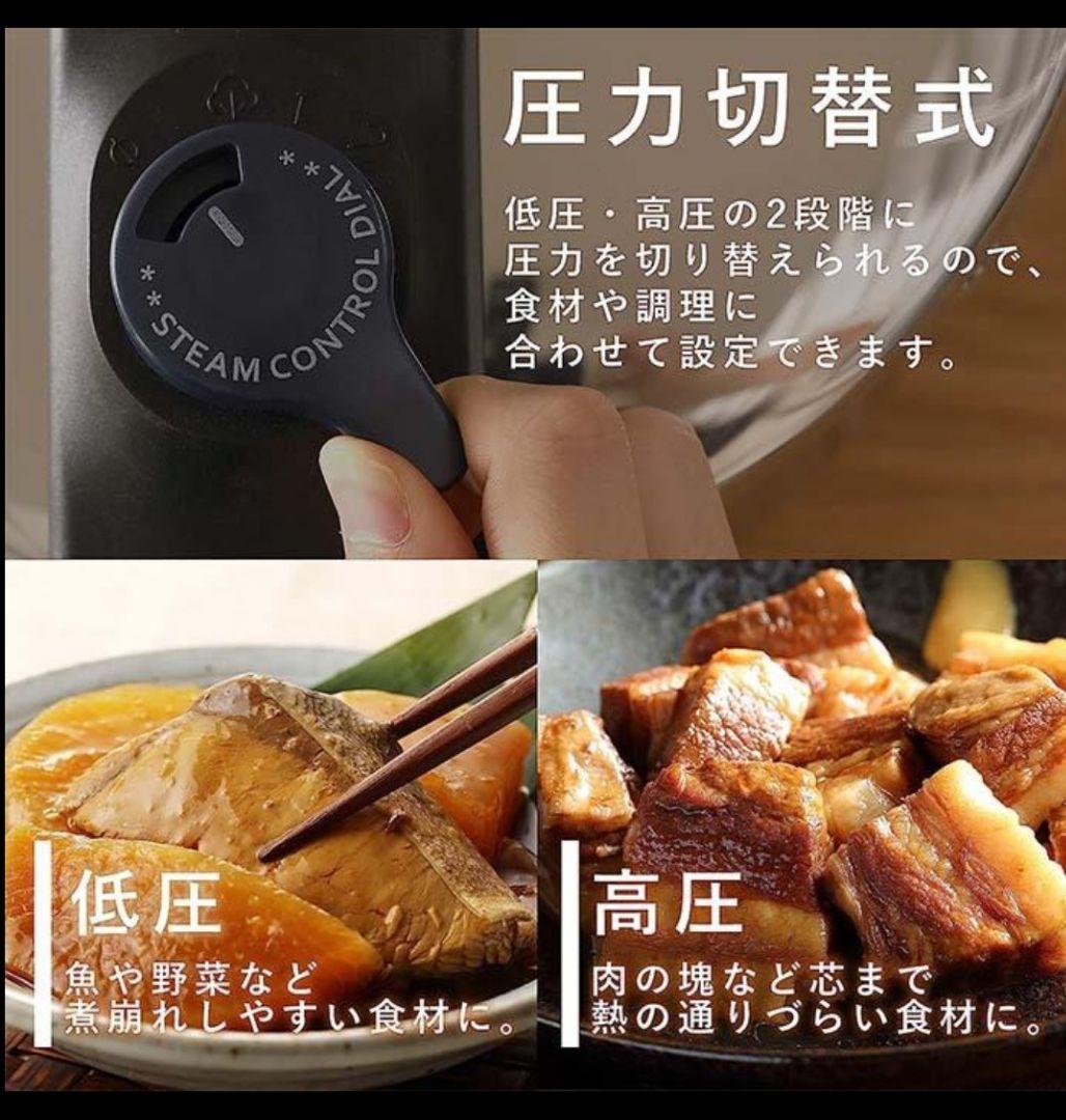 圧力鍋 5.5L H-5042 クイックエコ パール金属 新品未使用