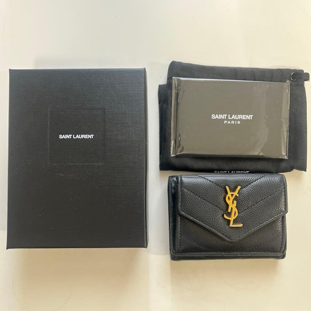 YSL サンローラン 三つ折り財布