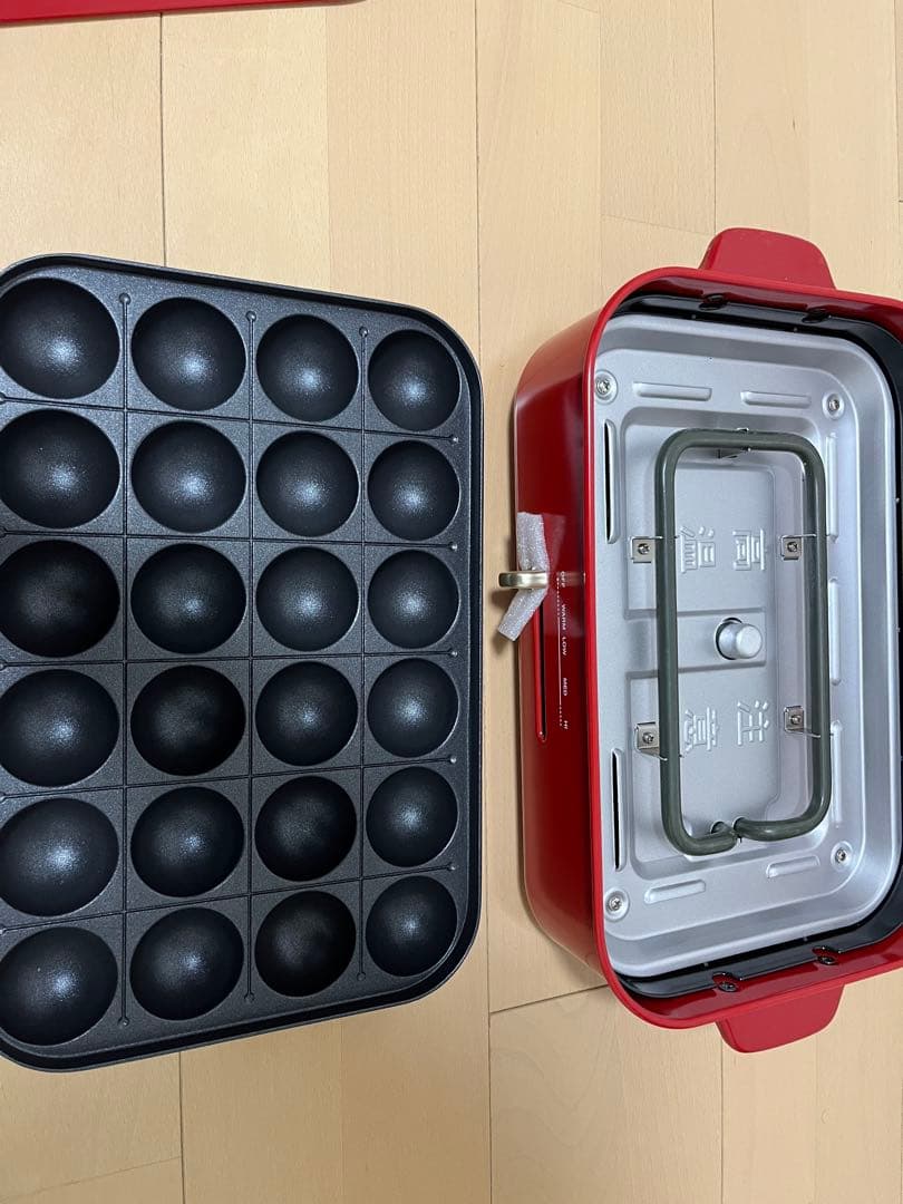 BRUNO ホットプレート 赤　新品未使用品