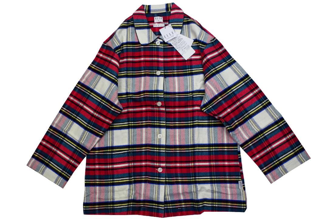 【新品】エルELLE 秋冬物厚手ネル地パジャマ（L）№A11