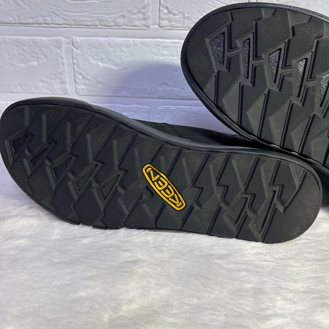KEEN 25.5 キーン エレナ チェルシー ブーツ 防水 黒　サイドゴア