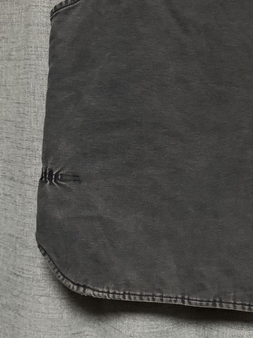 90s Carhartt カーハート ダックベスト ブラック 腰ゴム
