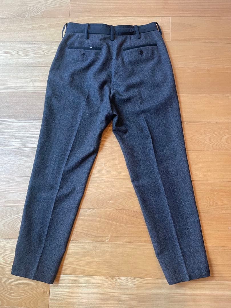 sacai 22AW ガンクラブチェック ウールパンツ 2