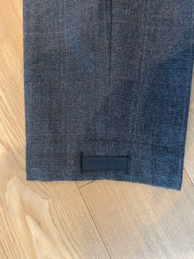 sacai 22AW ガンクラブチェック ウールパンツ 2