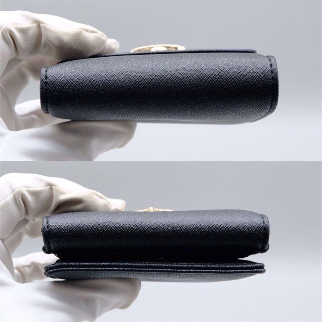 vivienne westwood 三つ折り財布 オーブ金具 レザー
