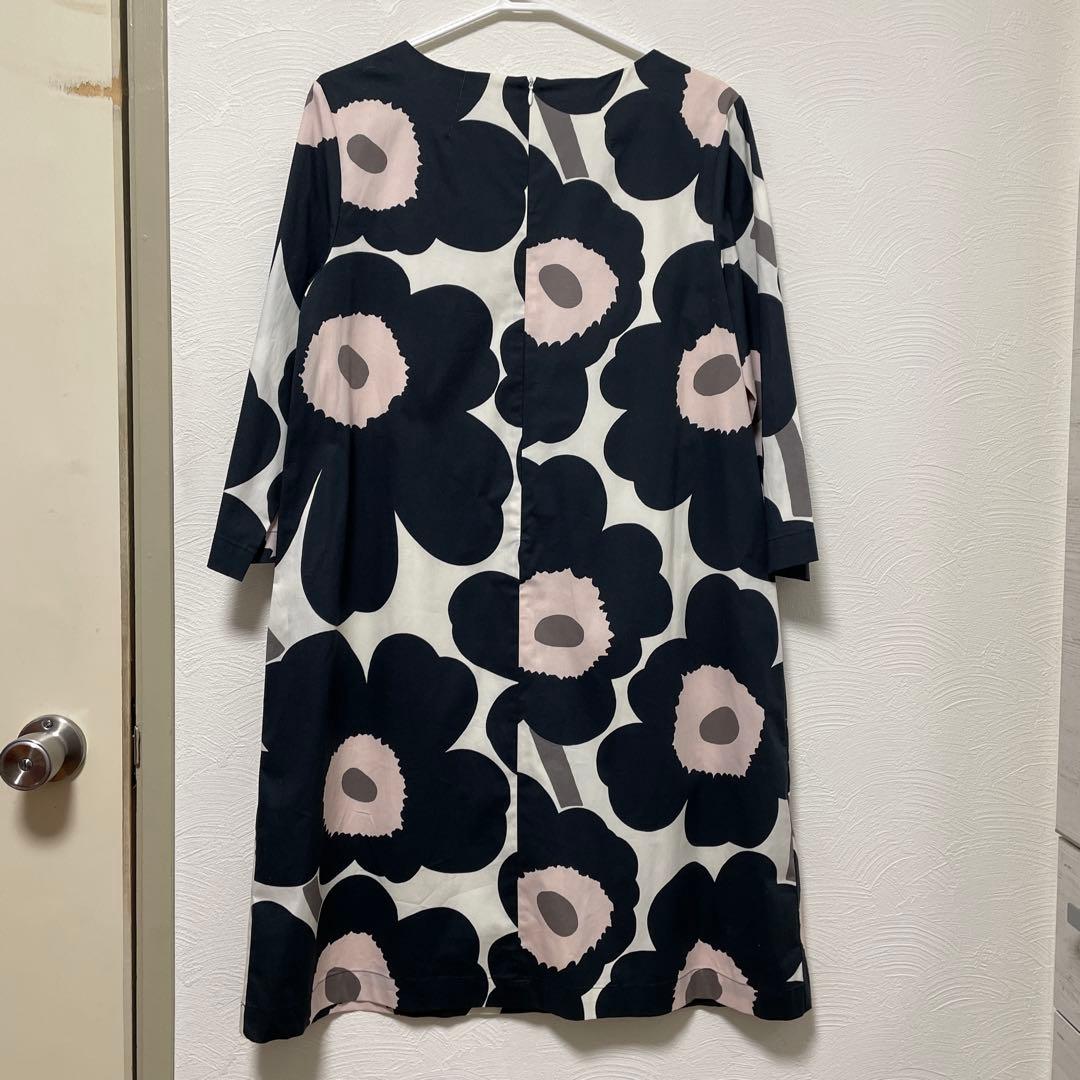 【美品】マリメッコ ワンピース M 花柄 膝丈