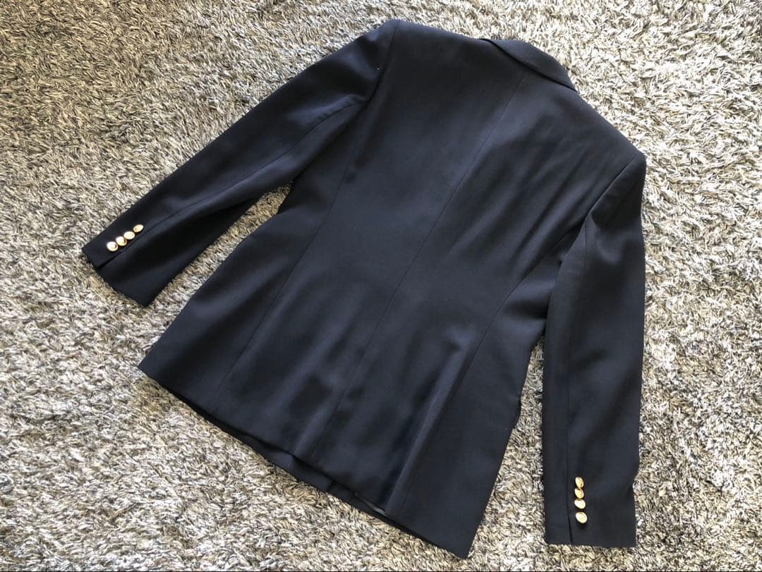 【大きめ極美品】ローレンラルフローレン　紺ブレL ワッペン　金ボタンUSA製