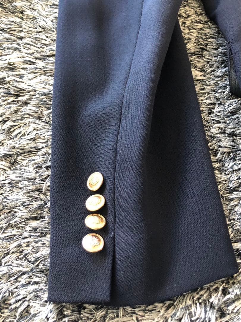 【大きめ極美品】ローレンラルフローレン　紺ブレL ワッペン　金ボタンUSA製