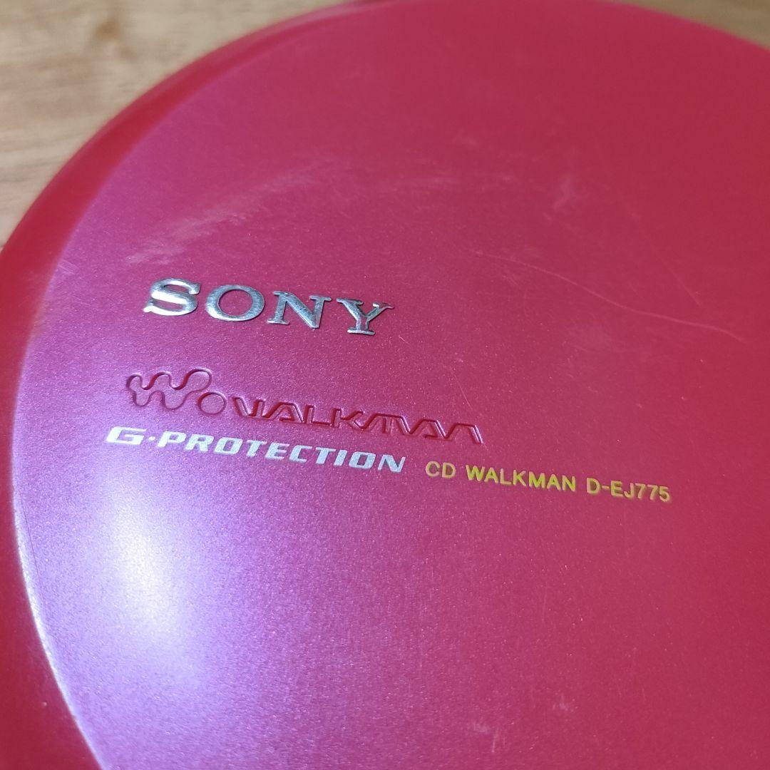 ポータブルCDプレーヤー　SONY　ソニー　D-EJ775　リモコン