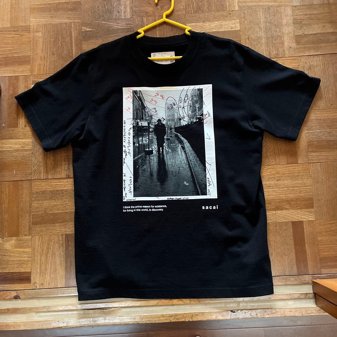 sacai 黒 Tシャツ James Dean デザイン