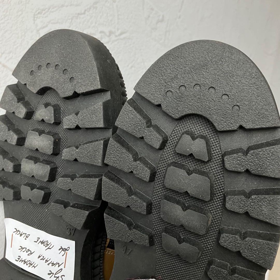 ✨新品✨REMME レメ 厚底 サイドジップ ブーツ ミドル丈 37 サイドゴア