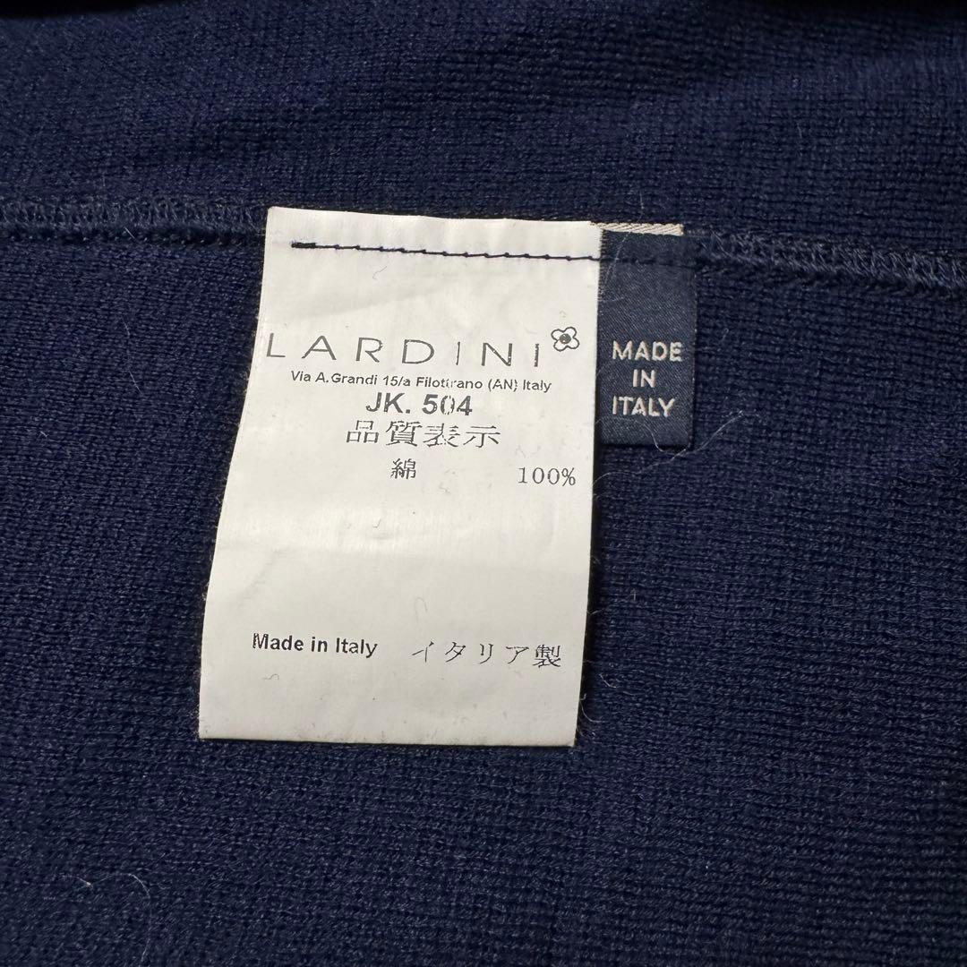LARDINI ラルディーニ ニット コットン ジャケット　ブートニエール