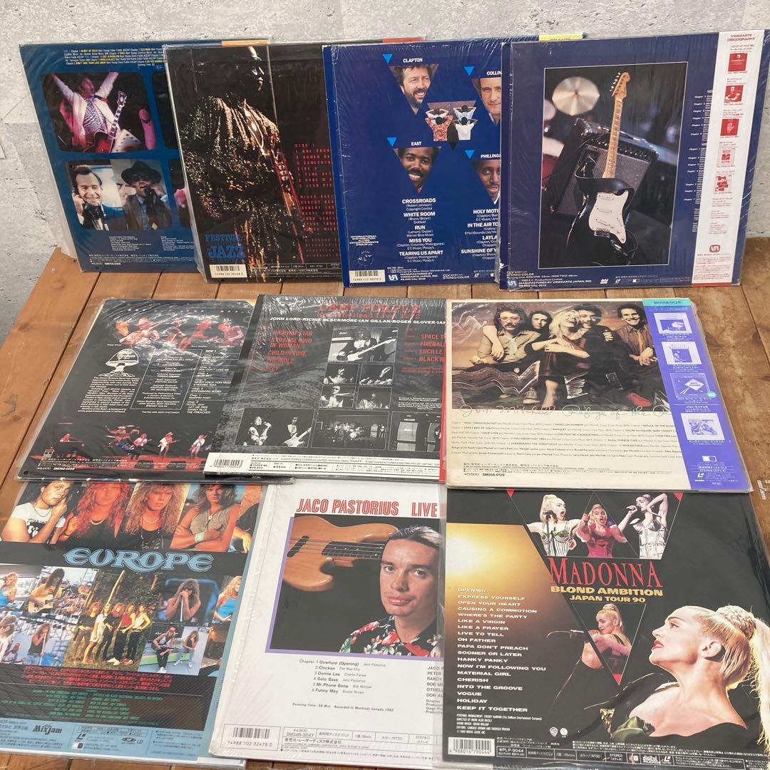 ⑦ レーザーディスク 洋楽 音楽 ライブ コンサート LD レコード 10点