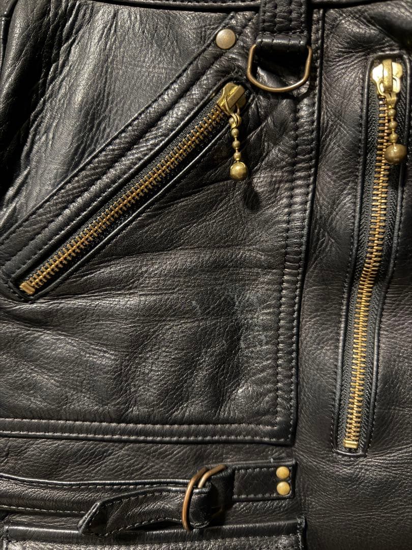 Blackmeans leather Zip Pant サイズ3