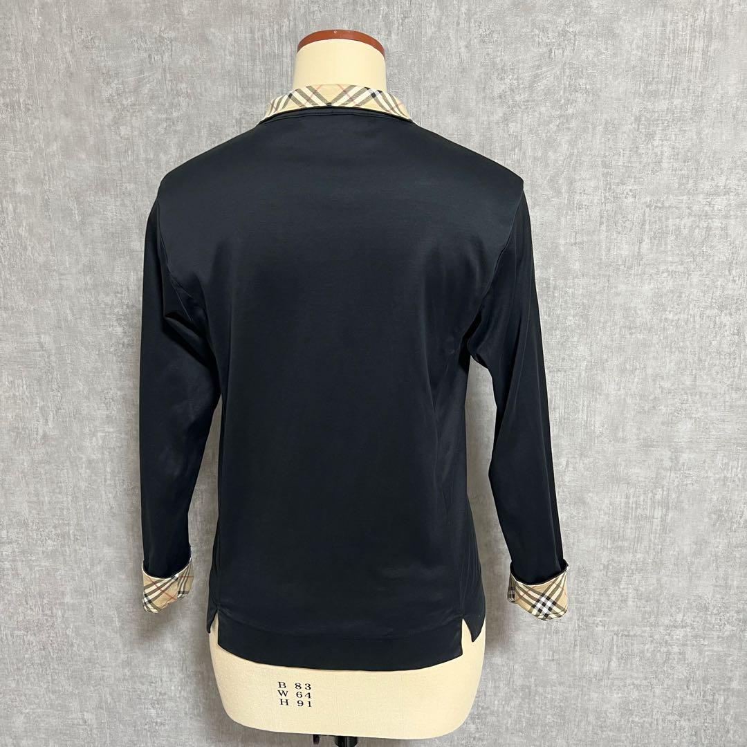 BURBERRY バーバリー ハーフジップ カットソー ノバチェック 日本製