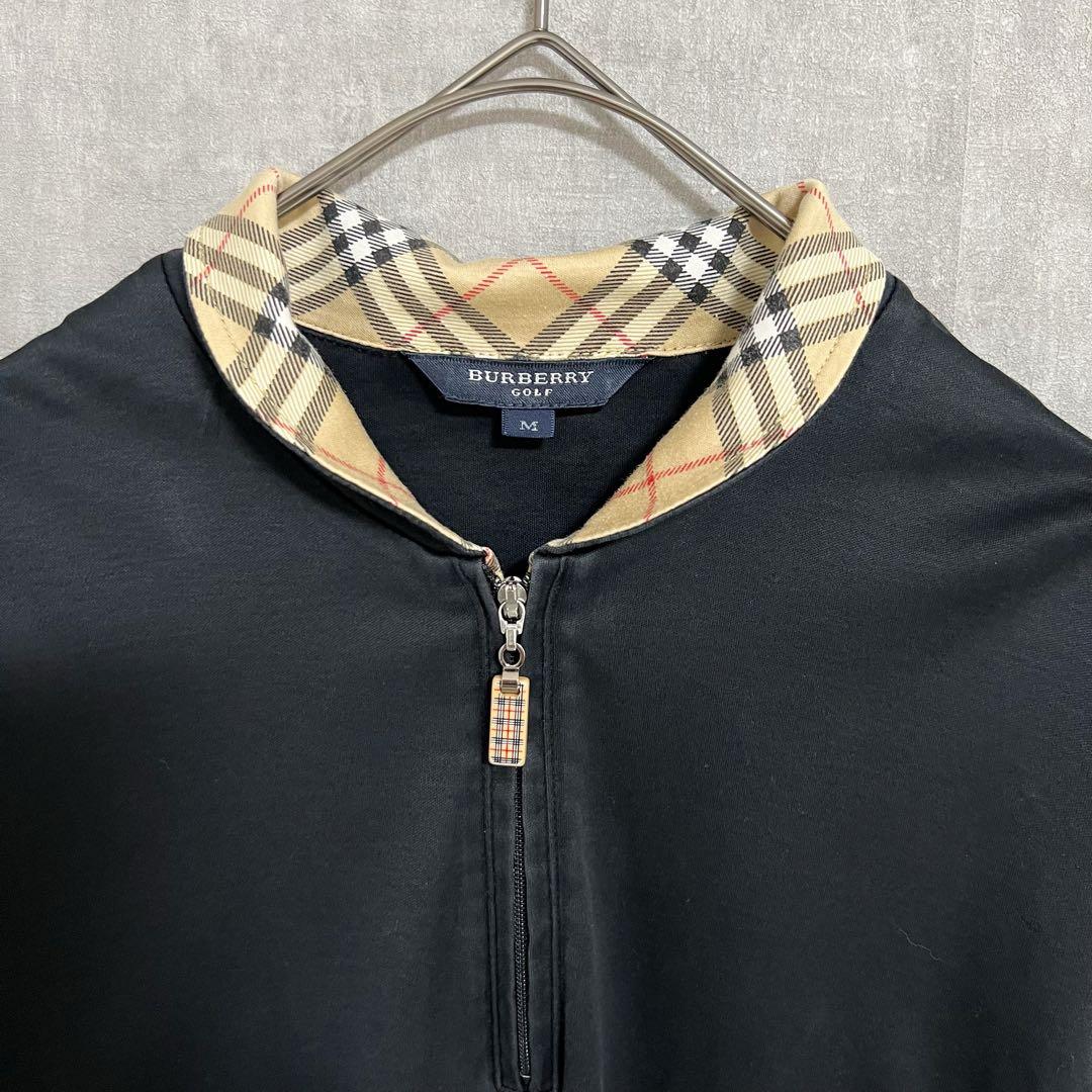 BURBERRY バーバリー ハーフジップ カットソー ノバチェック 日本製