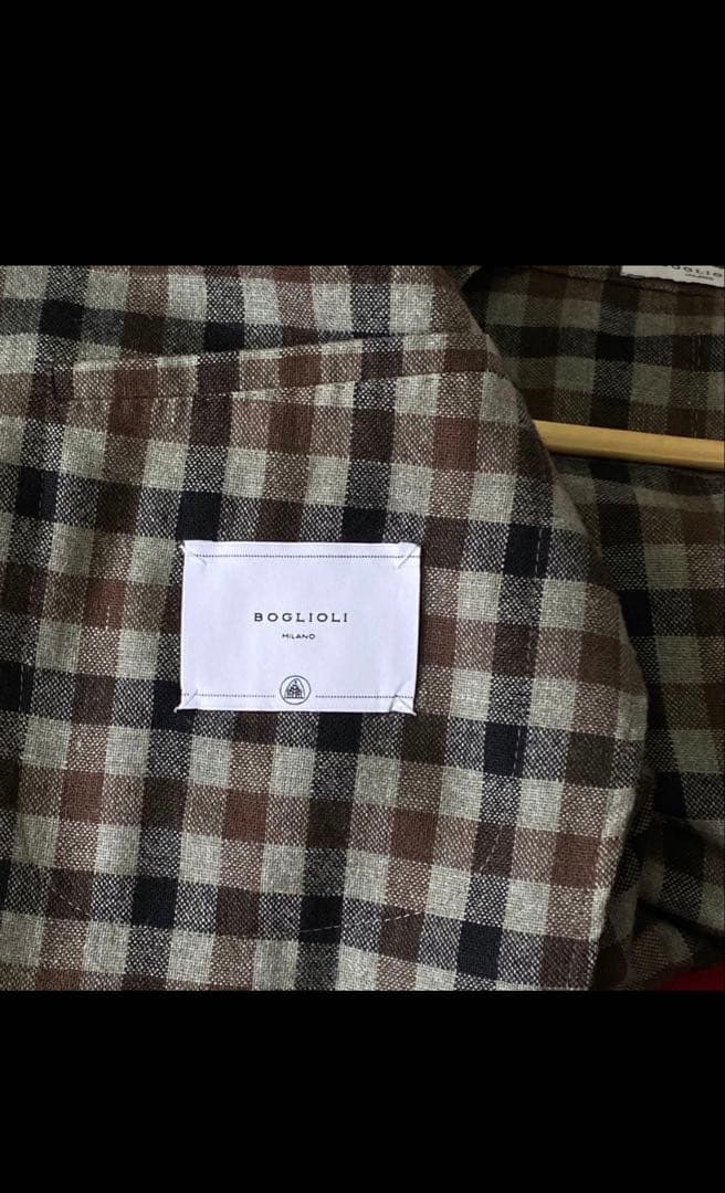 BOGLIOLI チェックジャケット