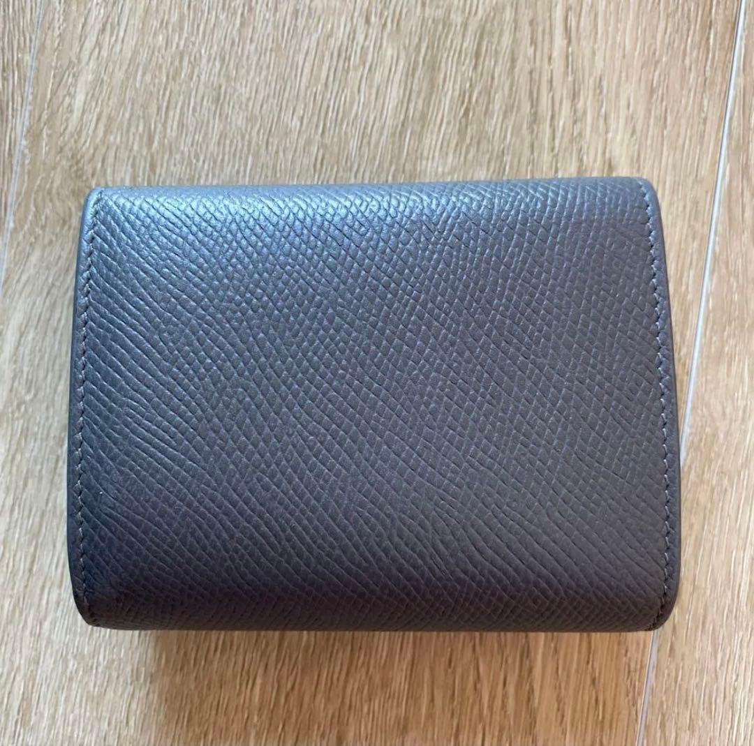 CELINE セリーヌ スモール トリフォールドウォレット ペブル 財布 美品